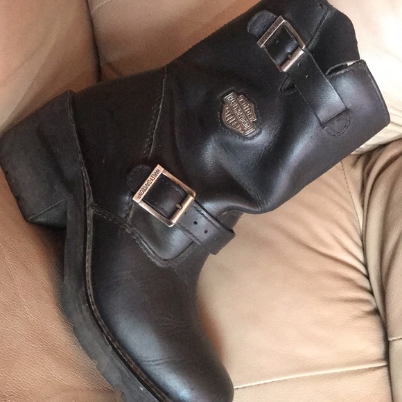 Womens Harley Davidson boots size 9 - Picture 2 of 8